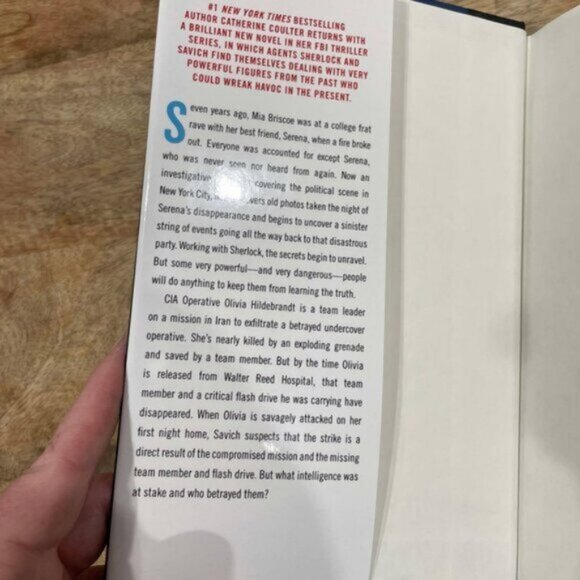 5/$20 NEW Vortex: An FBI Thriller by Catherine Coulter-Book - Picture 2 of 4